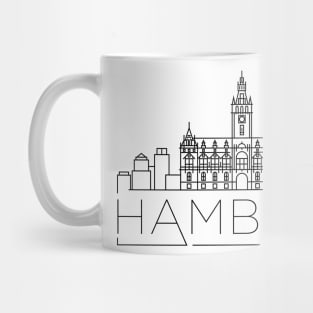 Hamburg Minimal Skyline Mug